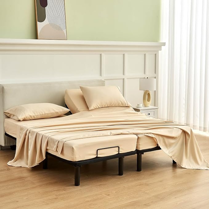 Kingnex Split California King Sheets Set - Image 5