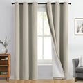 Yakamok Stone Blackout Curtains 84 Inches Long by Yakamok