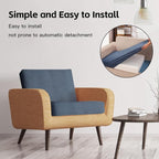 8Pcs Patio Cushion Covers, Outdoor Stretch Cushion Covers, Washable | Stretch - Image 5