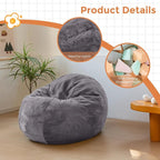 MAXYOYO 3 in 1 Kids Bean Bag Chair, Child Floor Sofa - Image 5