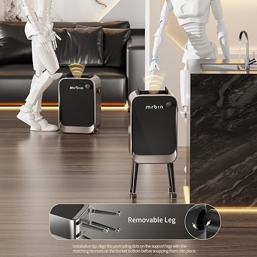Mrbin Motion Sensor Bathroom Trash Can - Image 3