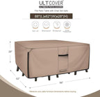 ULTCOVER Rectangular Patio Heavy Duty Table Cover - Image 2