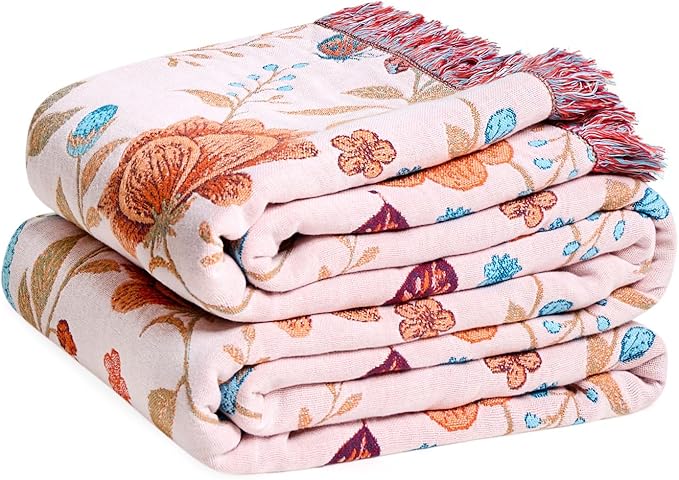 LUTBM Boho Throw Blanket for Couch Sofa Chair Cotton Summer Blankets for by LUTBMFindYourFreeSpiritatHome