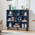 LEYAOYAO 10 Cube Bookshelf, 3 Tier Modern Wide Bookcase - Image 9