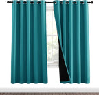 NICETOWN 100% Blackout Window Curtain Panels, Full Light Blocking Drapes - Image 2
