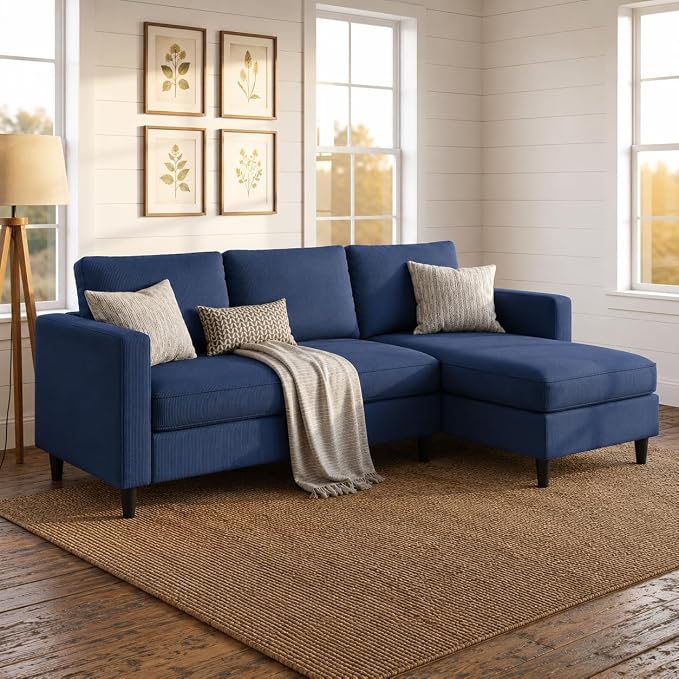SUNLEI 73.6" Modular Sectional Sofa, Comfy Cloud Couch by SUNLEI