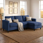 SUNLEI 73.6" Modular Sectional Sofa, Comfy Cloud Couch by SUNLEI