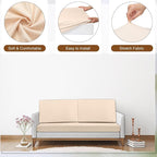 Newwiee 8 Pcs Stretch Patio Outdoor Cushion Covers Replacement, Elastic Fit and - Image 5