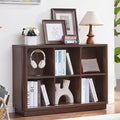 Joaxswe 6 Cube Storage Bookcase, Wood Floor Standing 2-Tier Bookshelf by Joaxswe