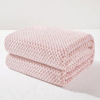 Exclusivo Mezcla Large Waffle Fleece Throw Blanket by ExclusivoMezcla