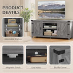YESHOMY Modern Farmhouse TV Stand - Image 4
