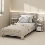 Furinno Just 3-Tier Turn-N-Tube Open Storage Nightstand, Plastic Poles - Image 2