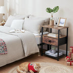 LOAKEKEL Night Stand Set 2, Nightstand - Image 4