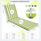 Chaise Lounge Cushions Outdoor - Image 4