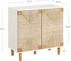 Nathan James Beacon Accent Natural Sideboard Storage Cabinet TV Stand - Image 2