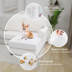 Easy-Going Stretch 1 Piece Chaise Lounge Cushion Slipcover | Sectional Couch - Image 4
