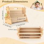 Toddler Bookshelf Double-Sided - Image 4