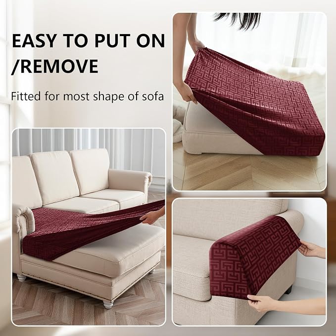 UNBBRRL Stretch Couch Armrest Covers - Image 4