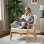 ELUCHANG Mid-Century Modern Accent Chair - Image 2