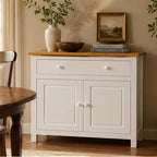 From the Tree Furniture 44" Wide White & Pine Top Solid Pine Shaker Sideboard - Image 8
