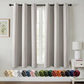 MIULEE Blackout Curtains for Bedroom 2 Panels 40 x 63 Inch Long Cobblestone | by MIULEE