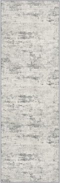 2x5 Washable Runner Rug：Modern Abstract Kitchen Soft Carpet Gray | by FXRHLP