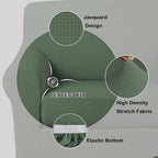 Turquoize 2 Piece Chair Covers Chair Slipcovers - Image 3