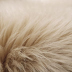 SERISSA 3x5 Fluffy Beige Faux Fur Area Rug - Image 7