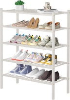 ROMGUAR CRAFT 5 Tier Bamboo Shoe Rack by ROMGUAR+CRAFT
