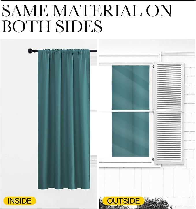 NICETOWN Kitchen Window Curtain Set - Image 6
