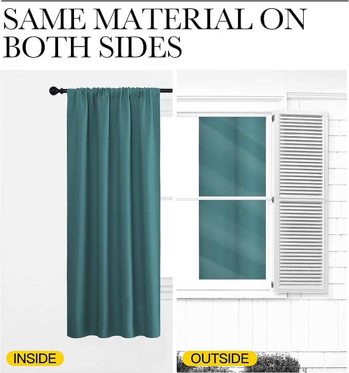 NICETOWN Window Curtains Blackout Drapes - Image 7