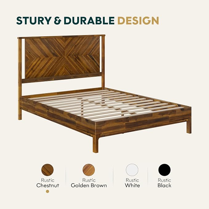 Bme Vivian 14 Inch Queen Size Bed Frame - Image 9