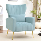 Modern Accent Chair Upholstered Living Room Chair, High Back Arm Chair by YUUIJOAA