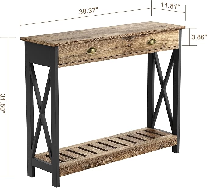 ChooChoo Farmhouse Console Table - Image 2