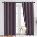 NICETOWN Plum Curtains for Living Room 84 inches Long by NICETOWN