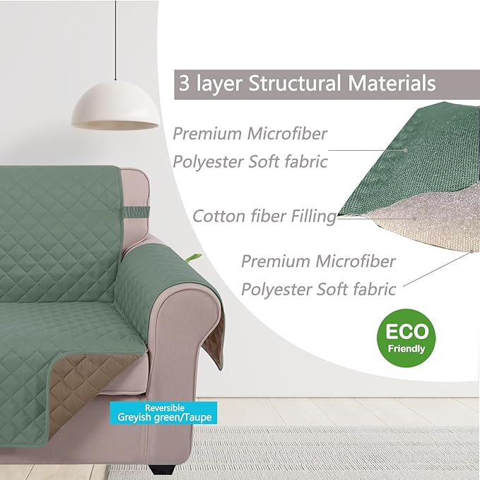 U-NICE HOME Loveseat Sofa Cover - Image 4