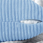 MIULEE Light Blue Decorative Throw Pillow Covers - Image 3