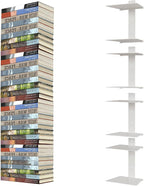 Invisible Floating Bookshelves 6 Tier, Heavy Duty Metal Book Organizer by liberty
