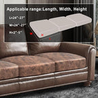 ANARACHON Leather Look Couch Cushion Covers Sofa Seat Slipcovers Sets Couches - Image 3