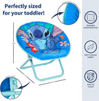 Disney Stitch 19” Frame Folding Toddler Saucer™ Chair - Image 3