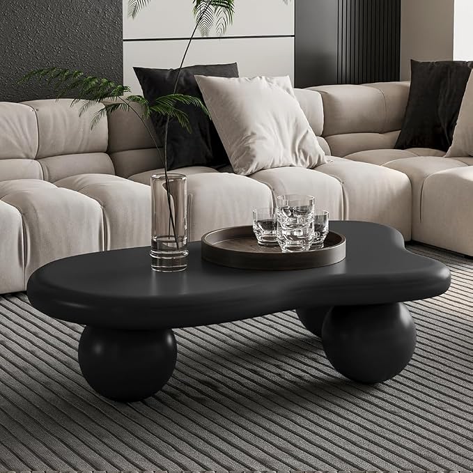 40" Cloud Coffee Table for Living Room Irregular Coffee Table Modern Unique by LvingRoomFurniture