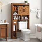 Vabches Over The Toilet Storage Cabinet, Farmhouse Storage Cabinet Over Toilet - Image 5