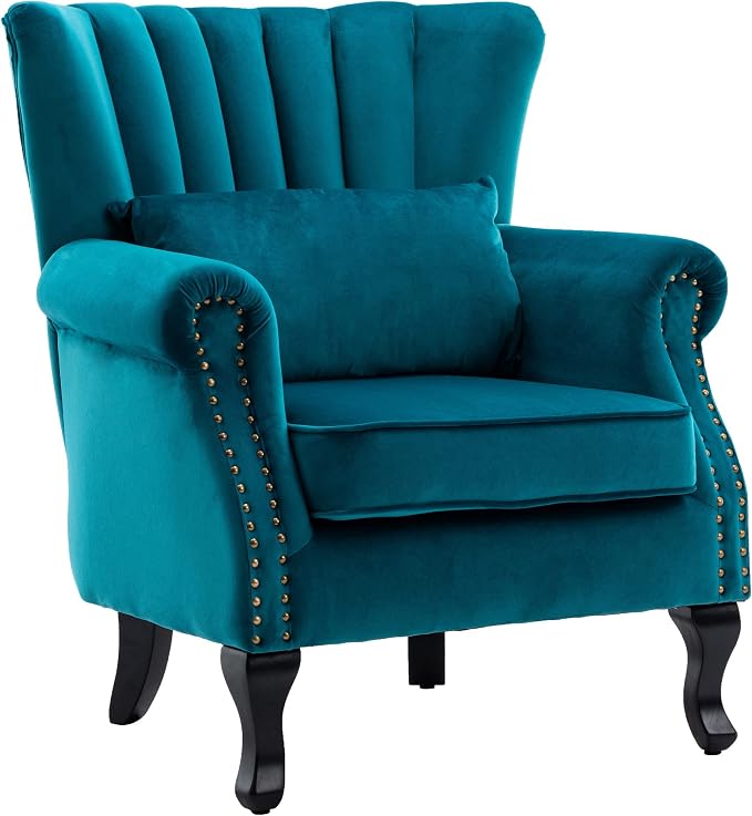 Velvet Accent Chairs Set of 2 - Image 4