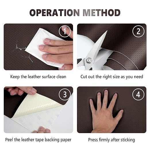 Leather Repair Patch, Breathable Perforated Self Adhesive Repair Patch - Image 5