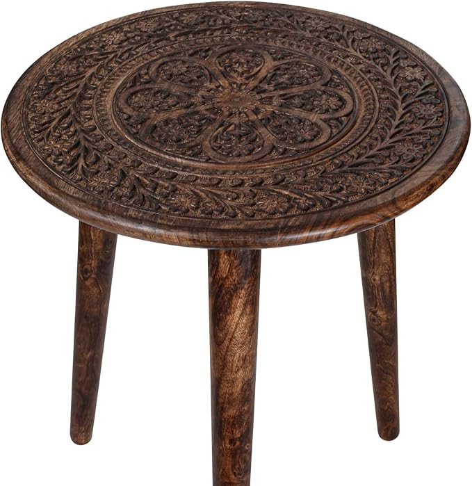 Side Tables Round with 3 Legs-Small Drink Table by TheWoodenTown