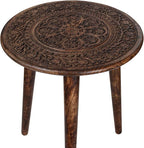 Side Tables Round with 3 Legs-Small Drink Table by TheWoodenTown