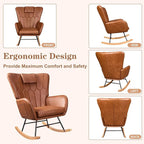 VECELO Rocking Chair Nursery - Image 5