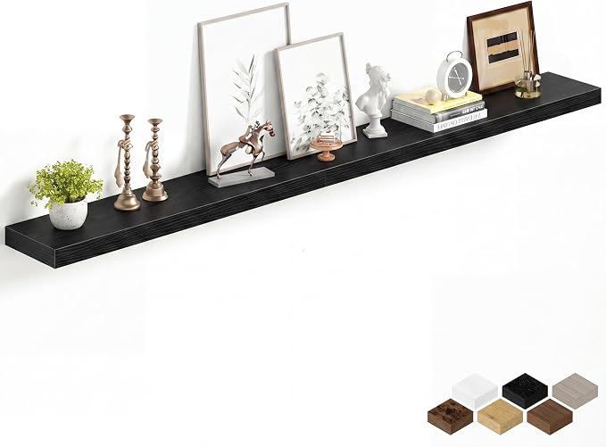 Fun Memories 67Inch Long Floating Shelves, 8 Inch Deep Shelves by FunMemories
