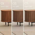 POVISON Fully-Assembled Mid Century Modern TV Stand - Image 5