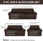 HunnmingRe Sofa Covers for 3 Cushion Couch Stretch Sofa and Loveseat Covers Set - Image 2